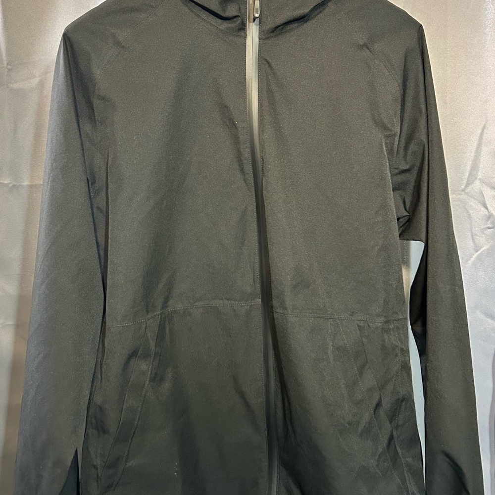 Unisex  windbreaker Black Jacket